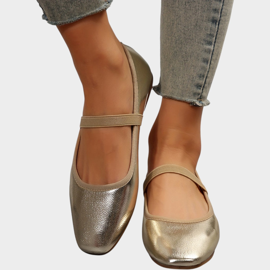 Women’s Ballet Flats Elastic Strap Slip On