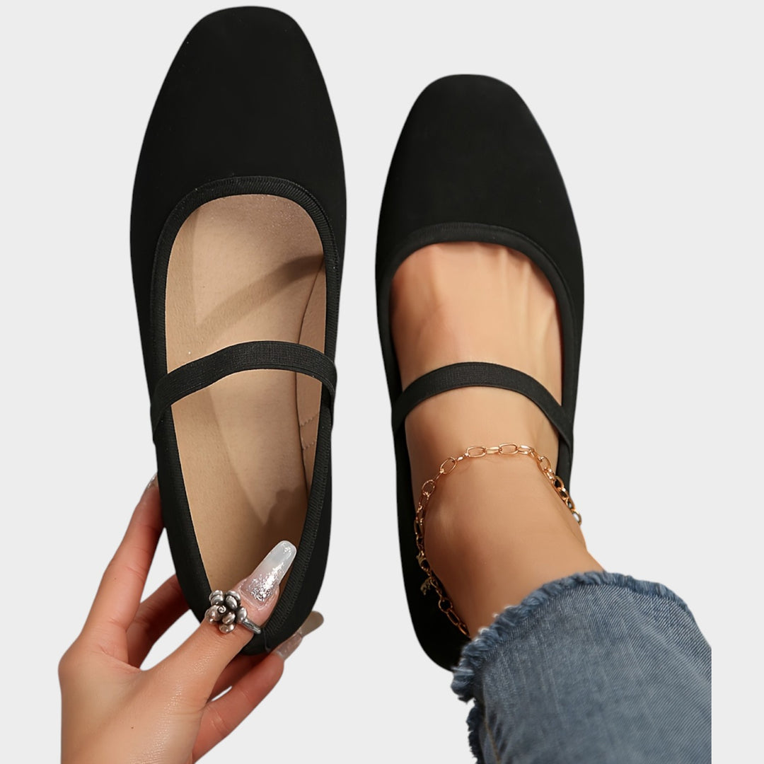 Women’s Ballet Flats Elastic Strap Slip On