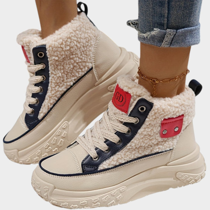 Women’s Winter Ankle Boots Warm Lined Thick Sole High Top