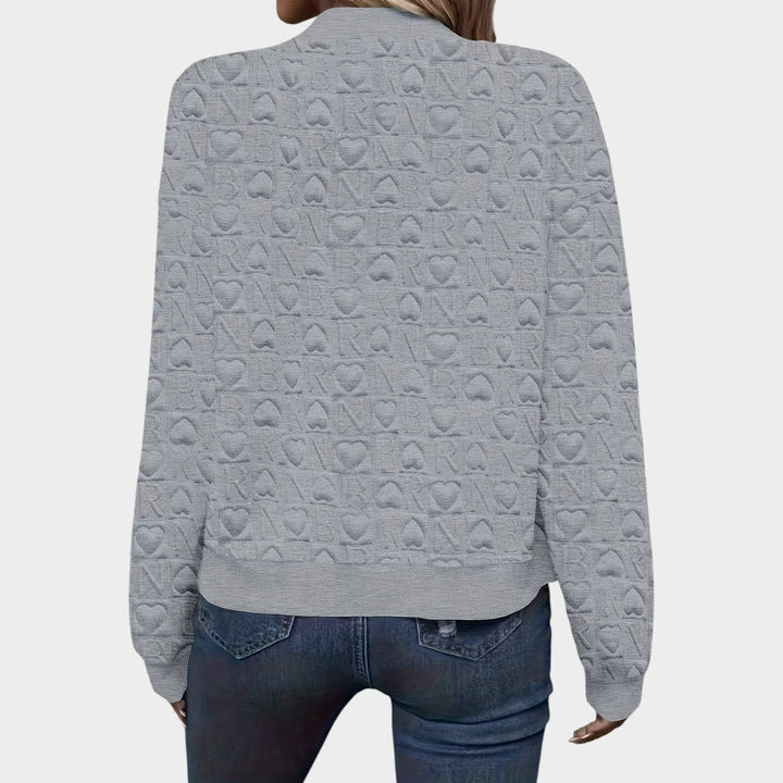 Women’s Bomber Jacket Casual Quilted Zip Up