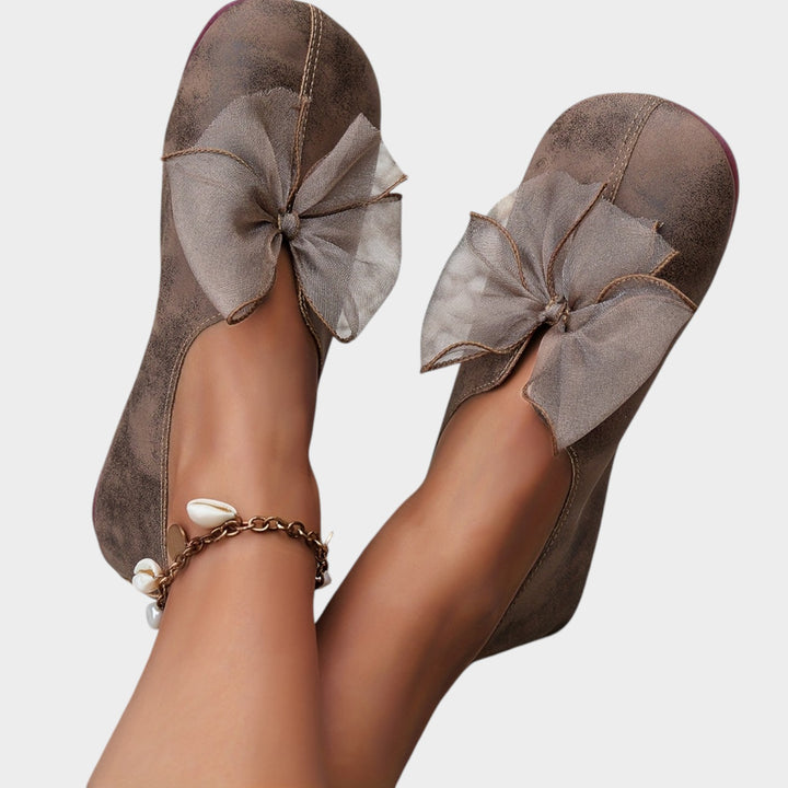 Women’s Ballet Flats Butterfly Floral Detail