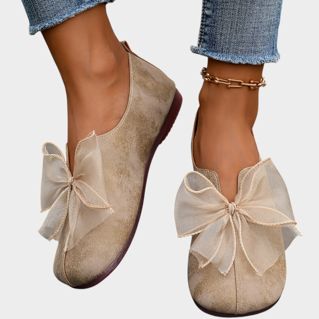 Women’s Ballet Flats Butterfly Floral Detail