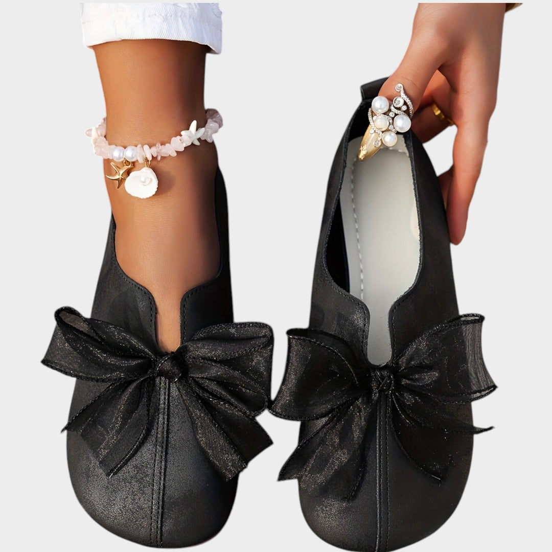 Women’s Ballet Flats Butterfly Floral Detail