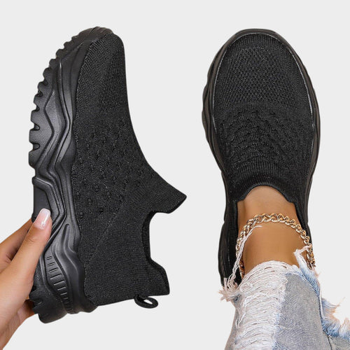Women's Slip-On Sneakers | Chunky Comfort Platform Walking Shoes
