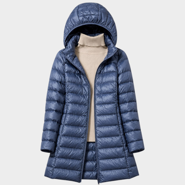 Women’s Long Puffer Coat Lightweight Insulated