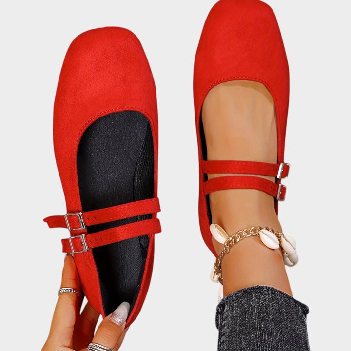 Women’s Leopard Print Mary Jane Flats