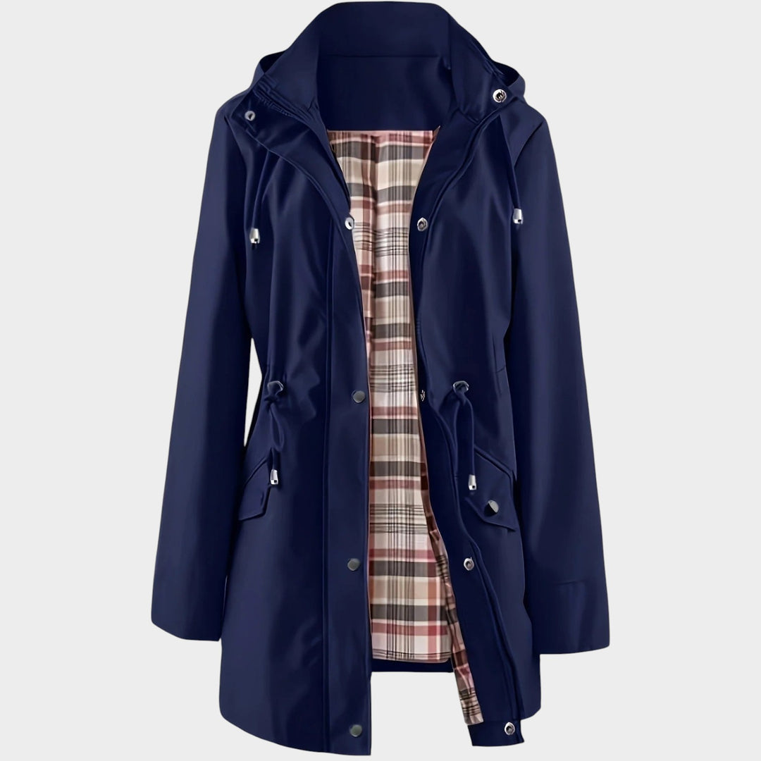 Women’s Waterproof Rain Coat 3-in-1 Detachable Hood