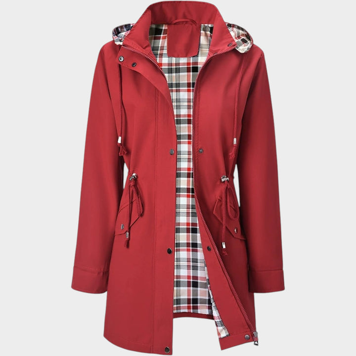 Women’s Waterproof Rain Coat 3-in-1 Detachable Hood