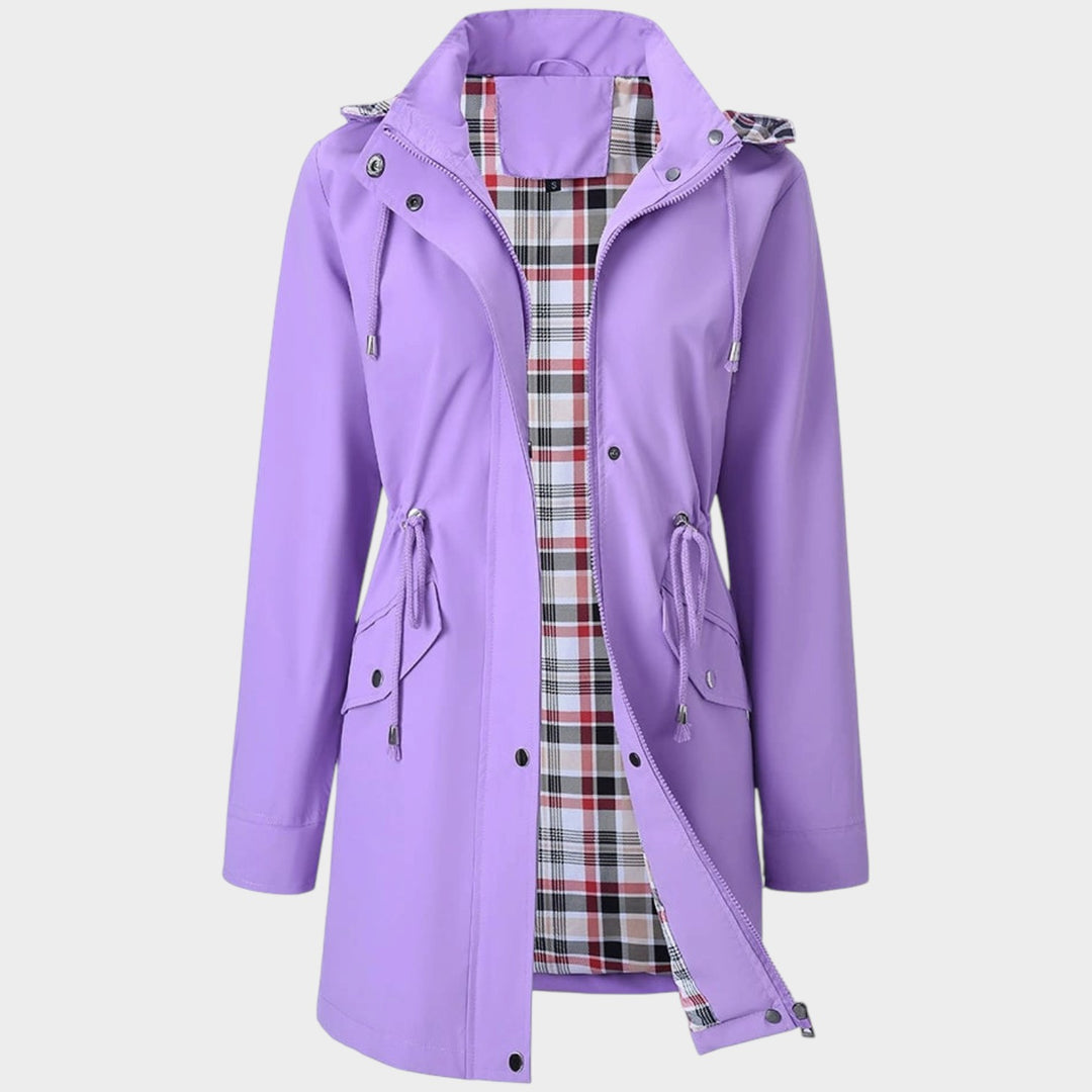 Women’s Waterproof Rain Coat 3-in-1 Detachable Hood