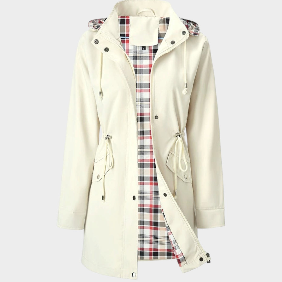 Women’s Waterproof Rain Coat 3-in-1 Detachable Hood