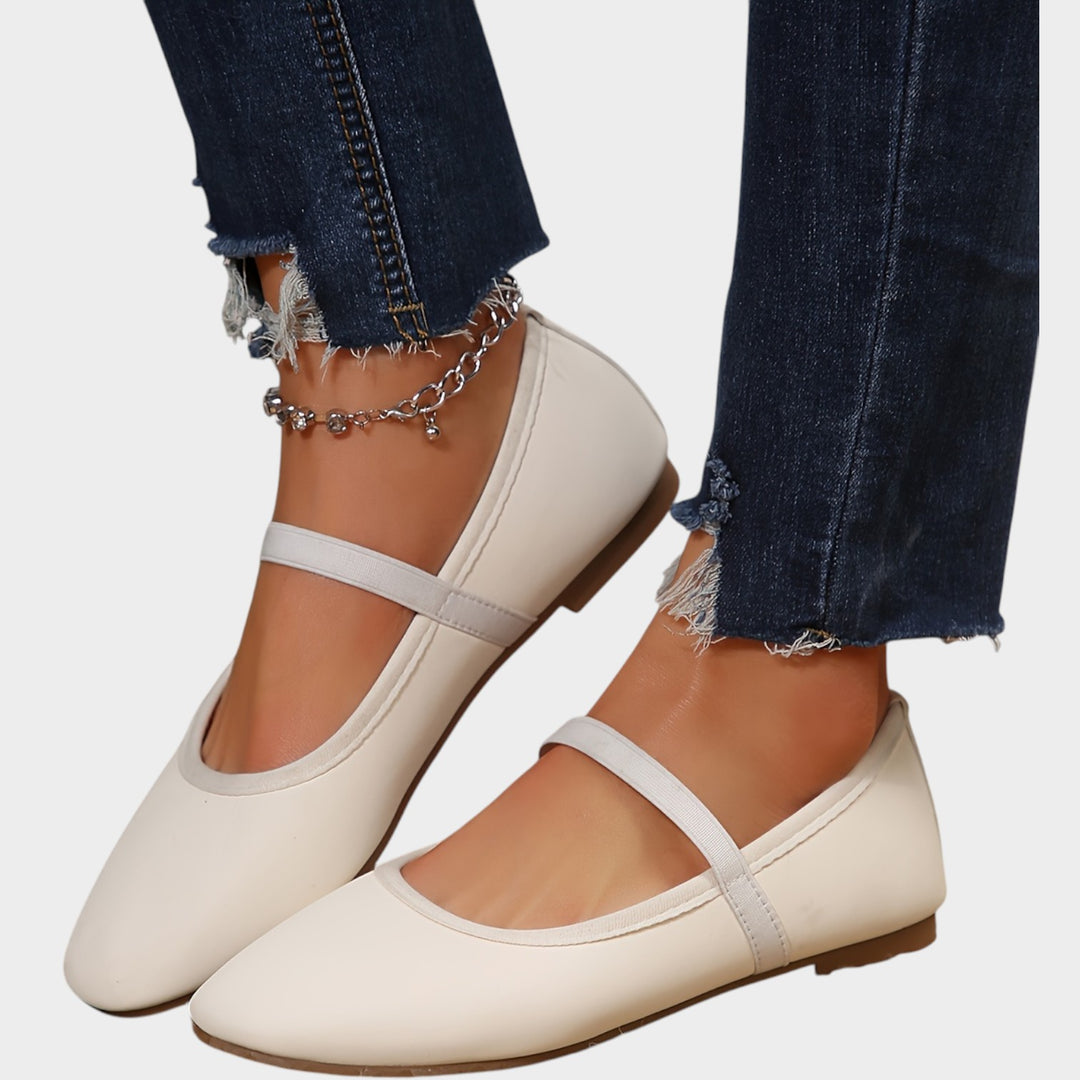 Women’s Ballet Flats Elastic Strap Slip On