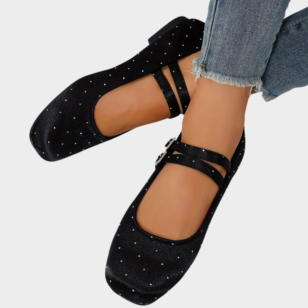 Women’s Leopard Print Mary Jane Flats