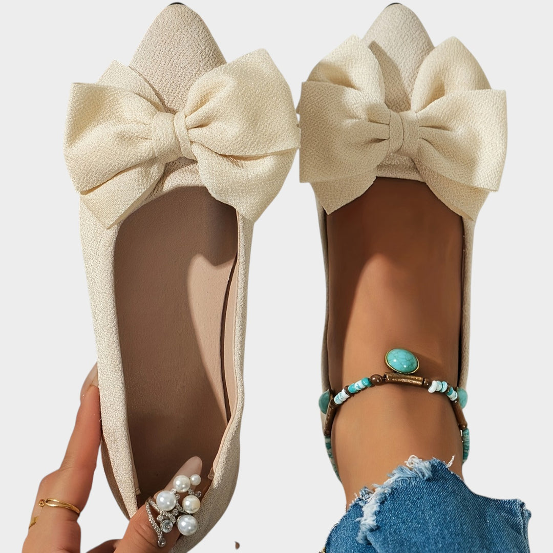 Women’s Ballet Flats Decorative Bow Detail