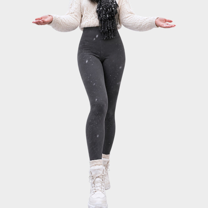 Women’s Thermal Leggings High-Waist Thick Stretch Tummy Control
