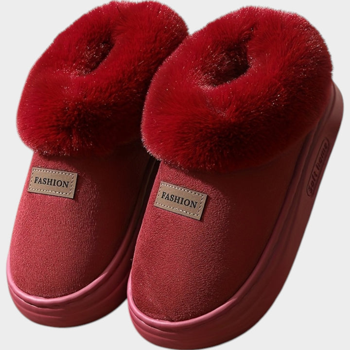 Women’s Thermal Slippers Plush Lined Thick Sole Non-Slip