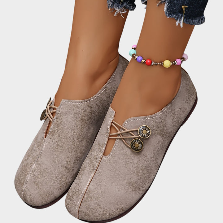 Women’s Ballet Flats Round Toe Retro Style