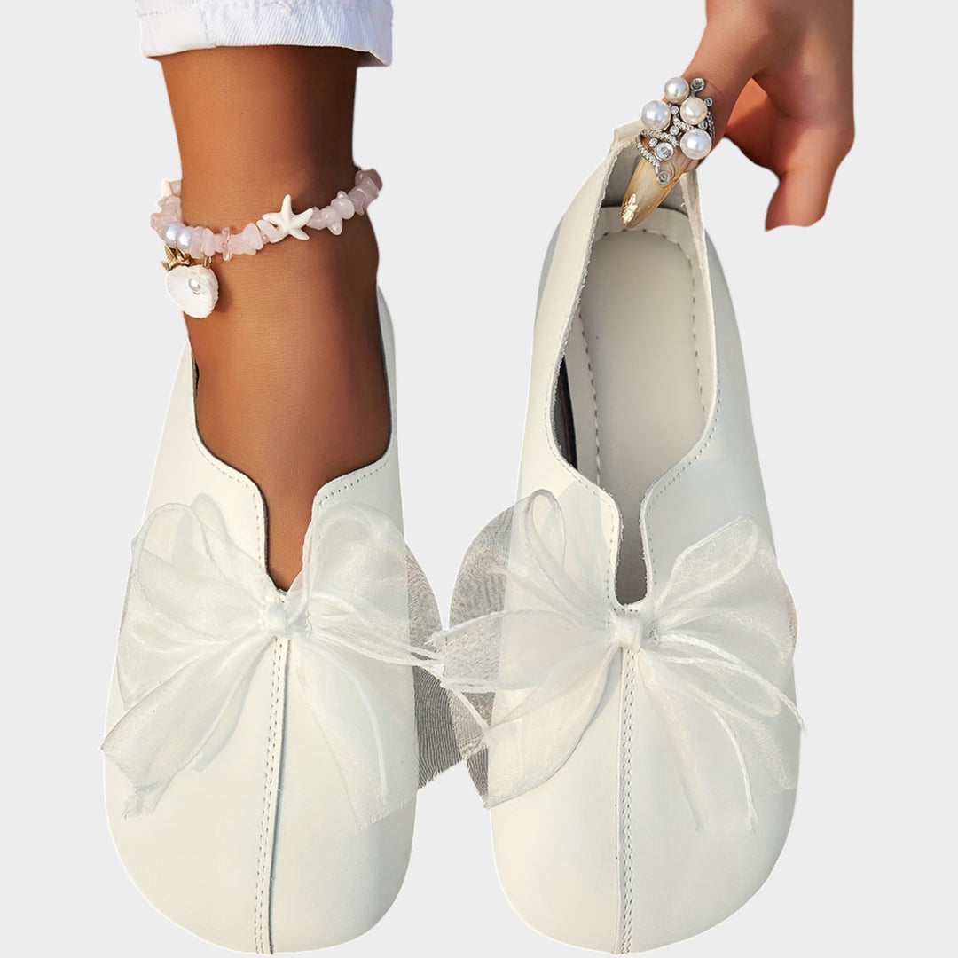 Women’s Ballet Flats Butterfly Floral Detail