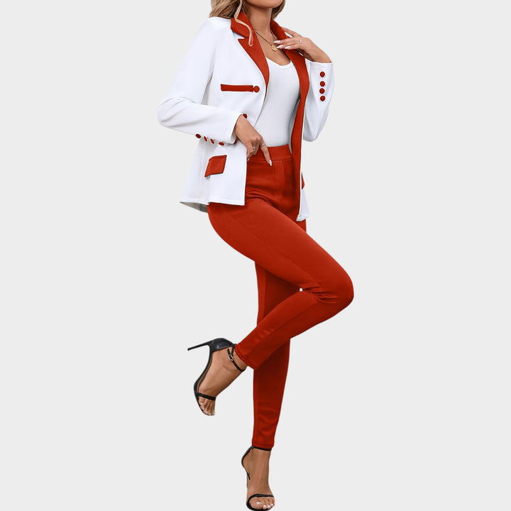 Women’s Suit Set 2 Piece Office Blazer Pants
