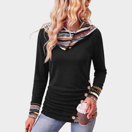 Women’s Button Front Top Long Sleeve Casual Style