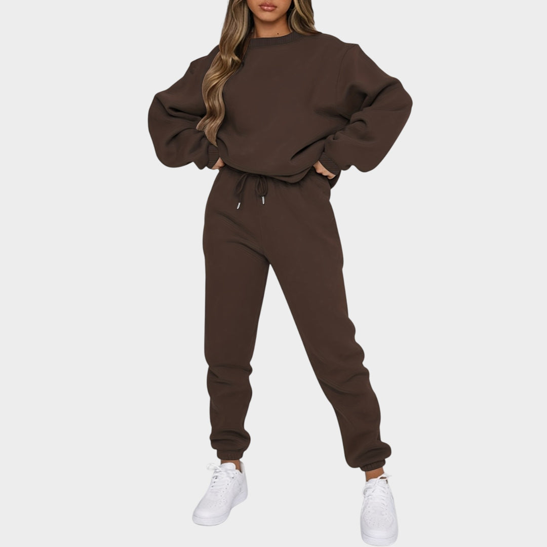 Women’s Matching Set Casual Sweatshirt Jogger Pants