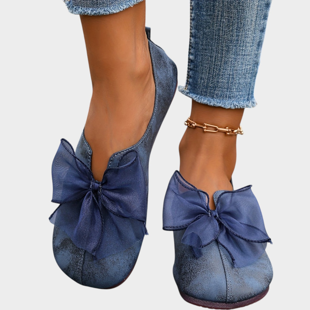 Women’s Ballet Flats Butterfly Floral Detail