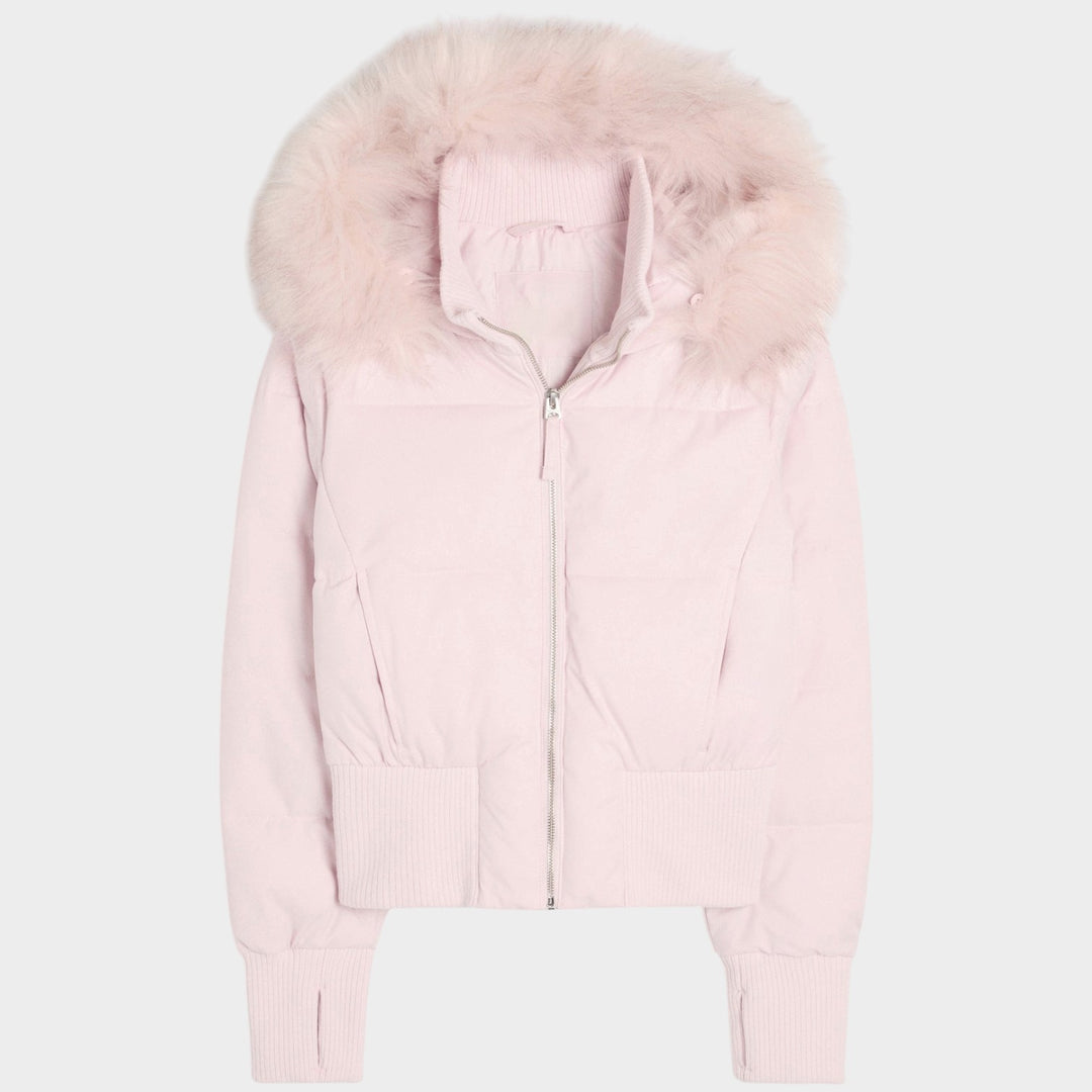 Women’s Hooded Puffer Jacket Cropped Padded Style