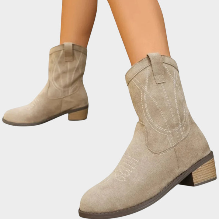 Block Heel Cowboy Boots