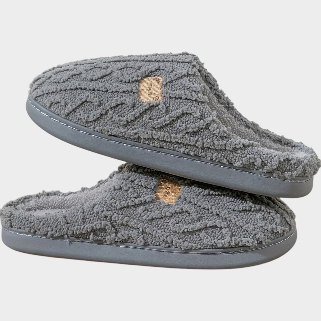 Women’s Thermal Slippers Soft Warm Slip-On Home Shoes