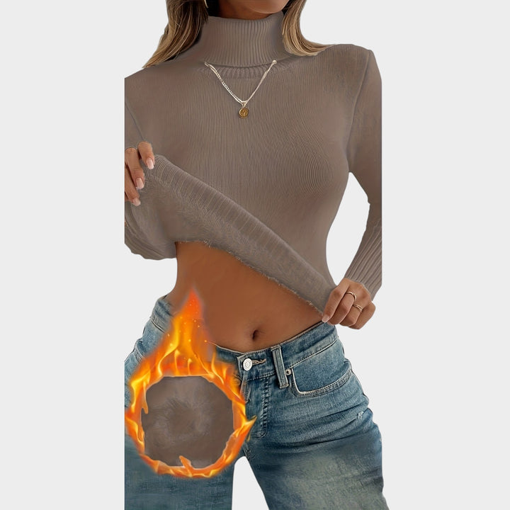 Women’s Thermal Top Warm Lined Slim Fit