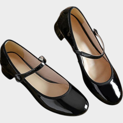 Women’s Mary Jane Shoes Casual Patent Strap Low Heel