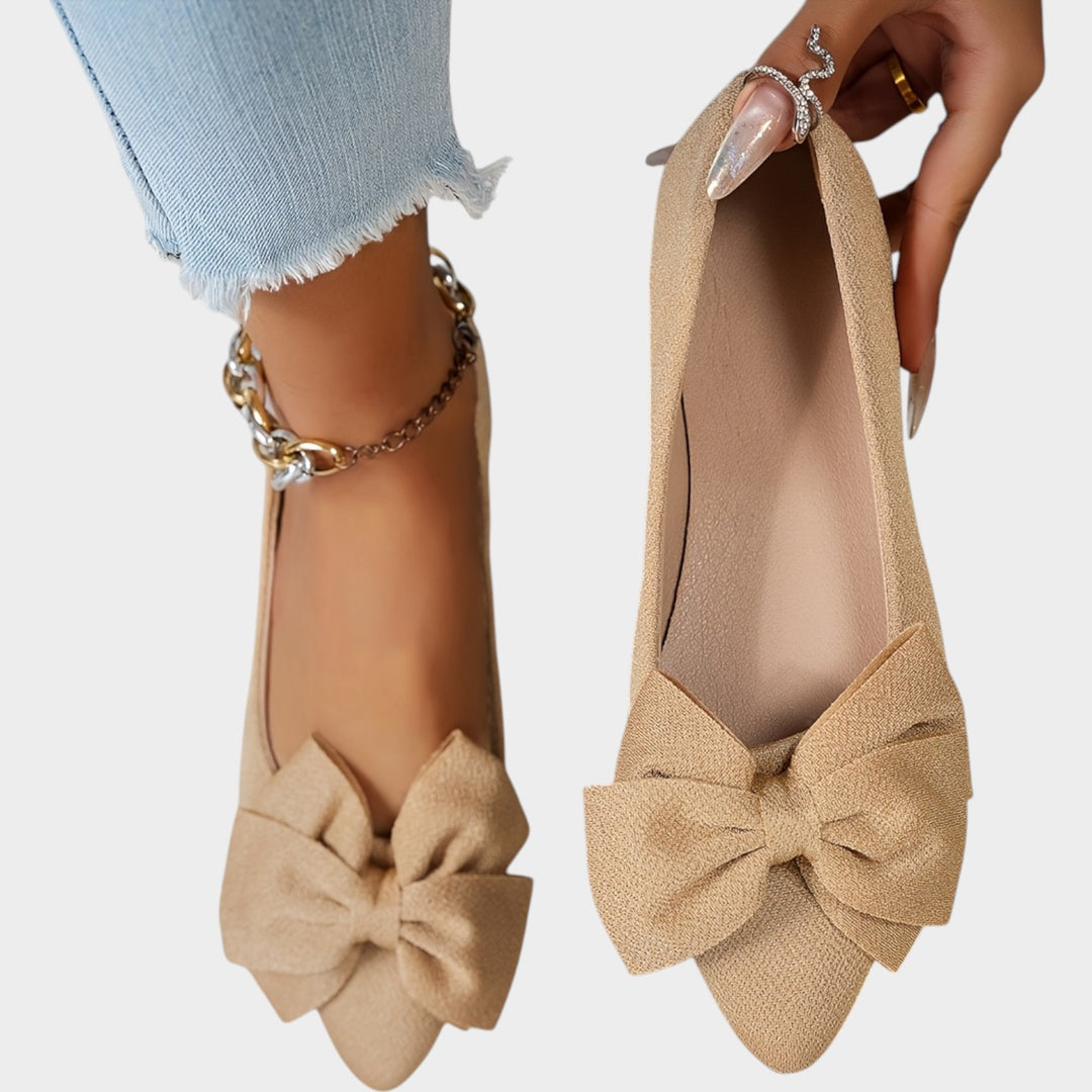 Women’s Ballet Flats Decorative Bow Detail