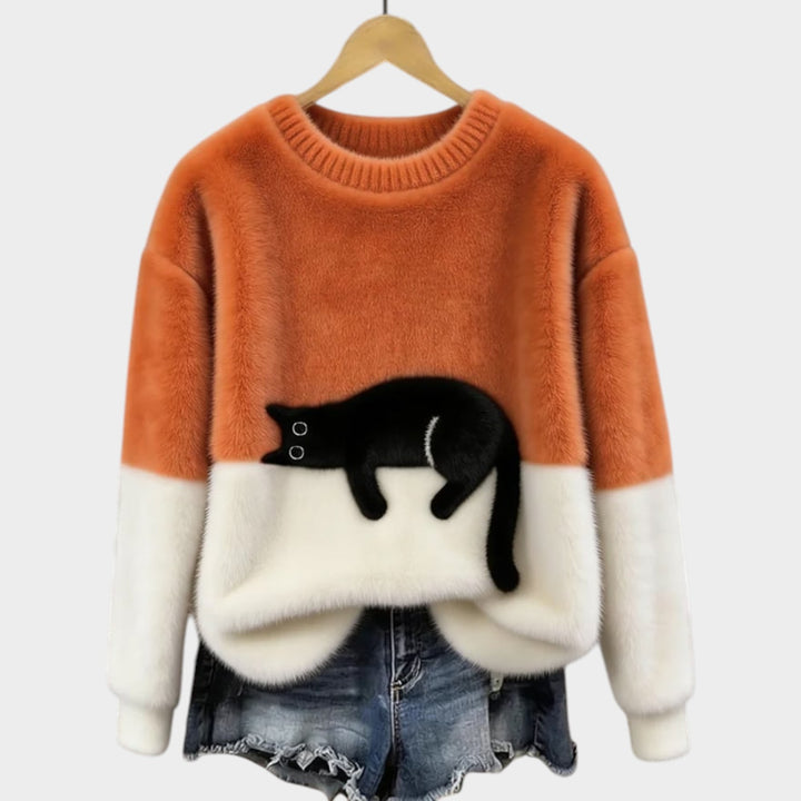Women’s Knit Sweater Oversized Cozy Relaxed Fit