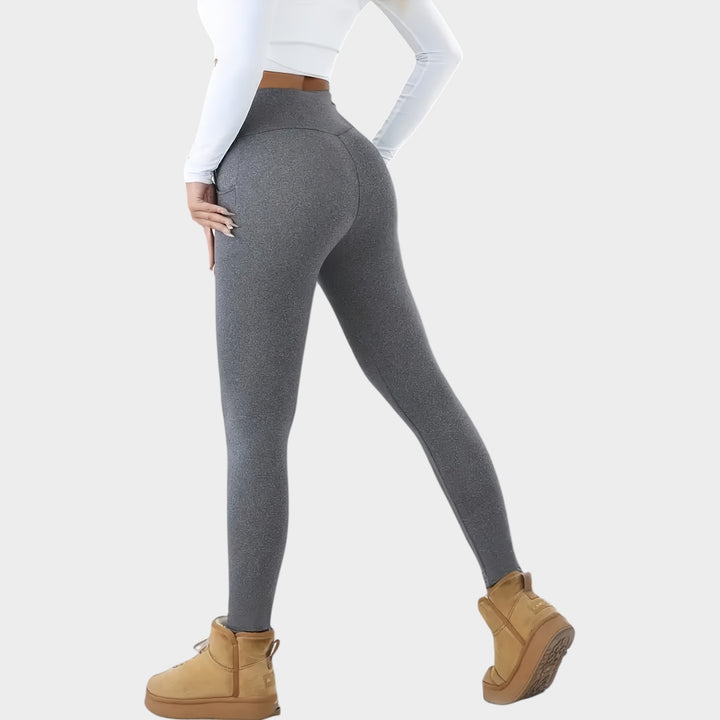 Women’s Thermal Leggings High-Waist Thick Stretch Tummy Control