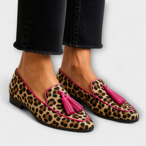 Leopard Tassel | Orthopedic Loafers