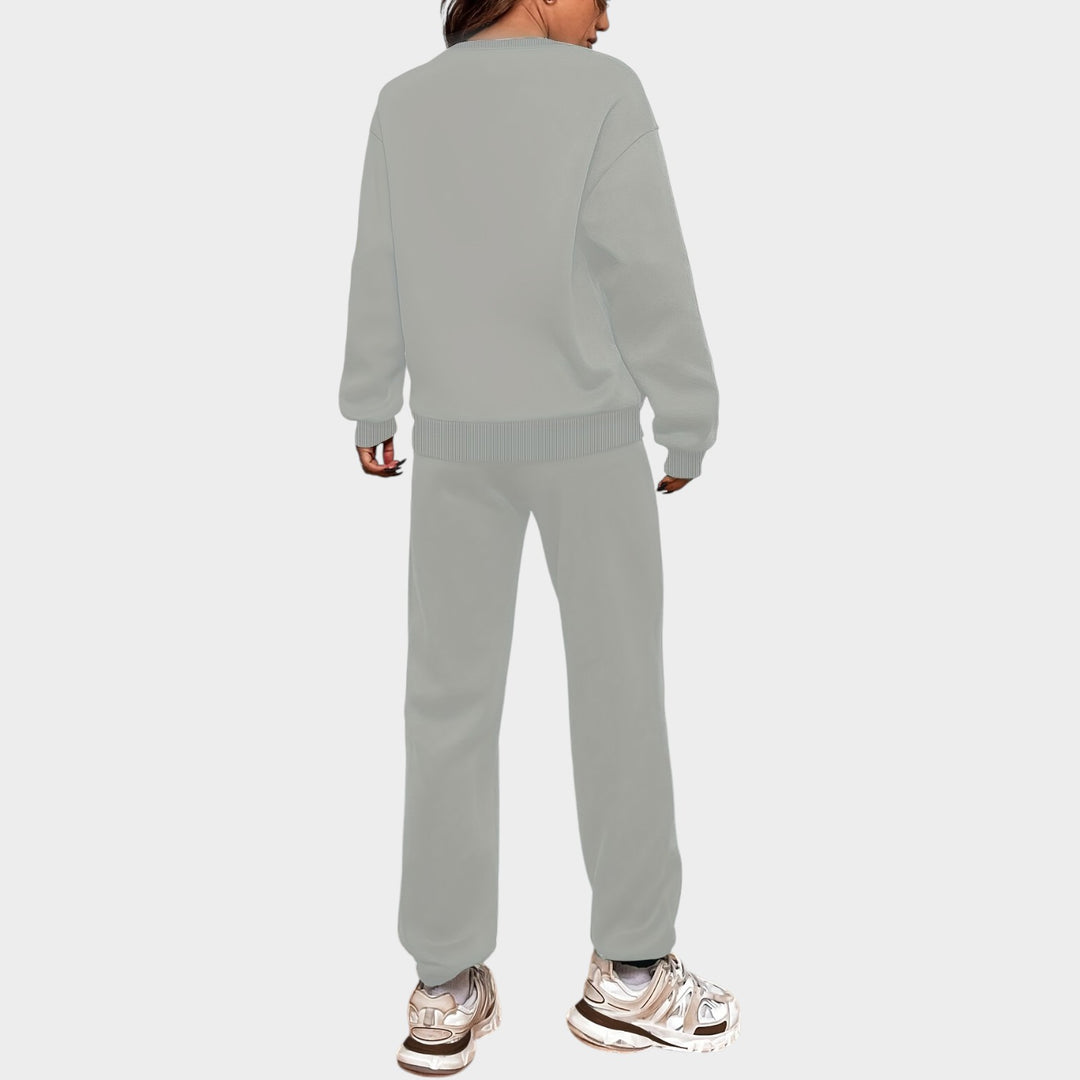 Women’s Matching Set Casual Sweatshirt Jogger Pants