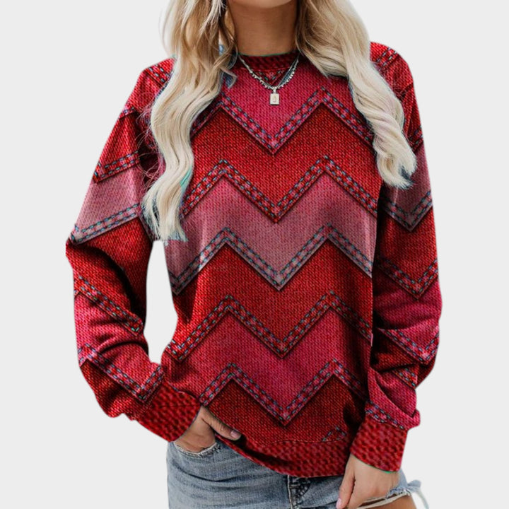 Women’s Crew Neck Sweater Long Sleeve