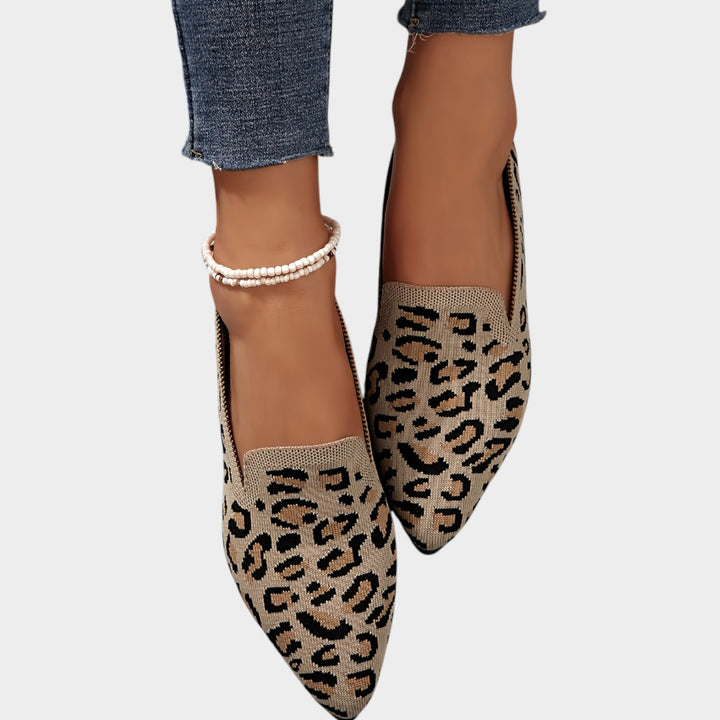 Women’s Ballet Flats Leopard Print Pointed Toe