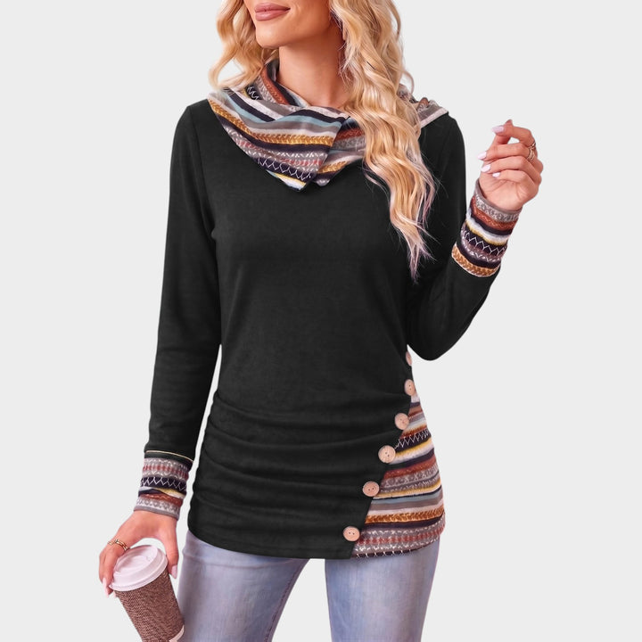 Women’s Button Front Top Long Sleeve Casual Style