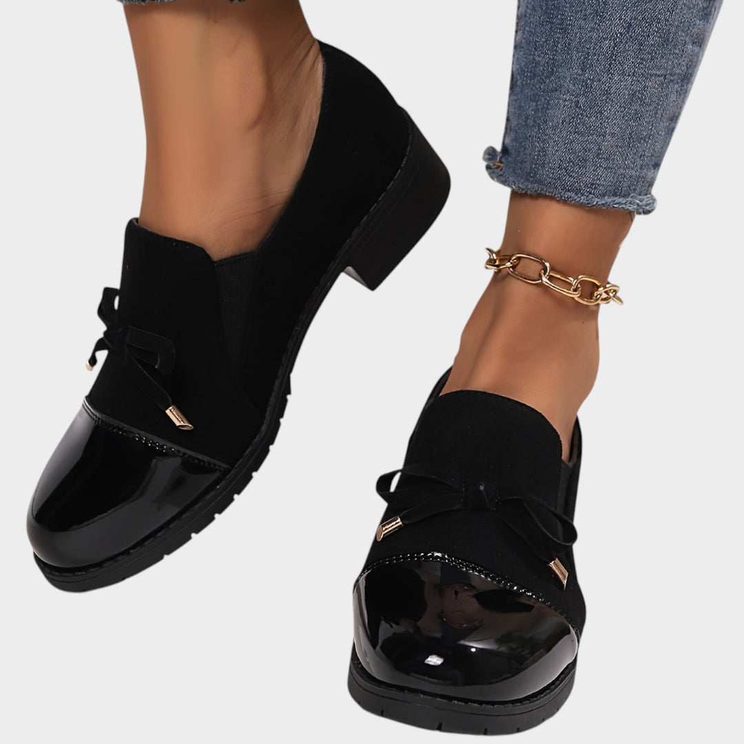 Women’s Platform Loafers Bow Detail Low Heel