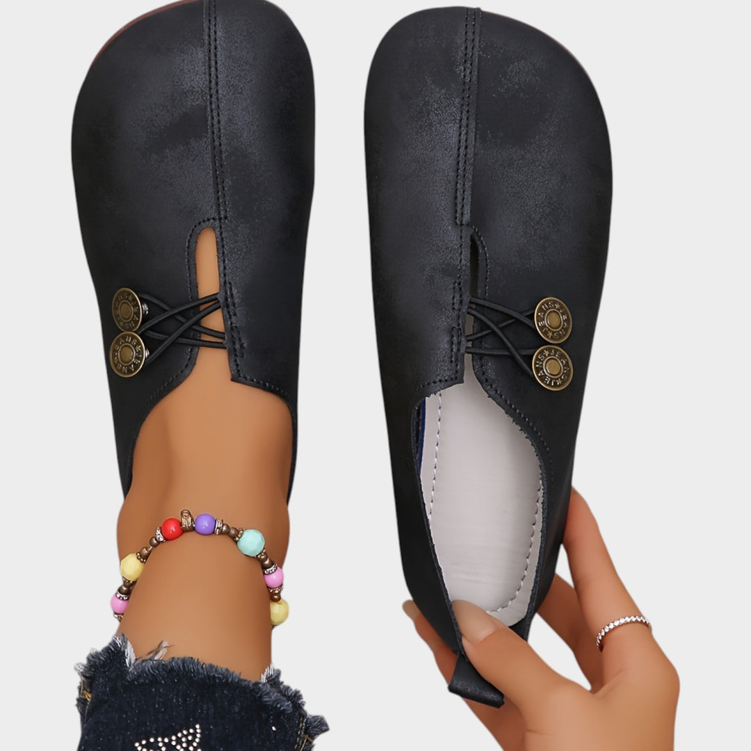 Women’s Ballet Flats Round Toe Retro Style