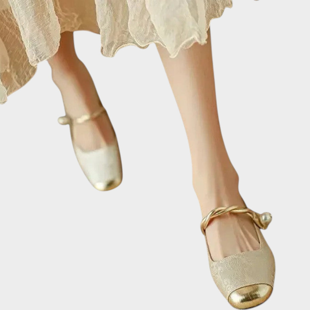 Women’s Mary Jane Shoes Casual Buckle Strap Comfort Flats