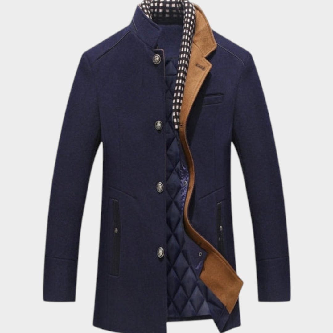 Streamlined Silhouette Winter | Wool Coat