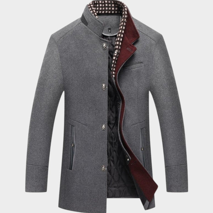 Streamlined Silhouette Winter | Wool Coat