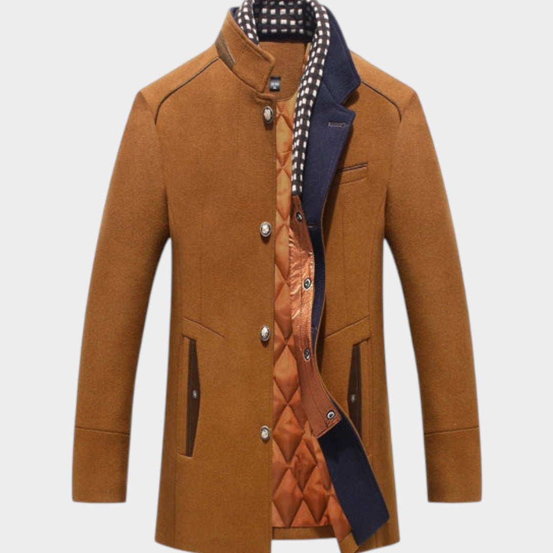 Streamlined Silhouette Winter | Wool Coat