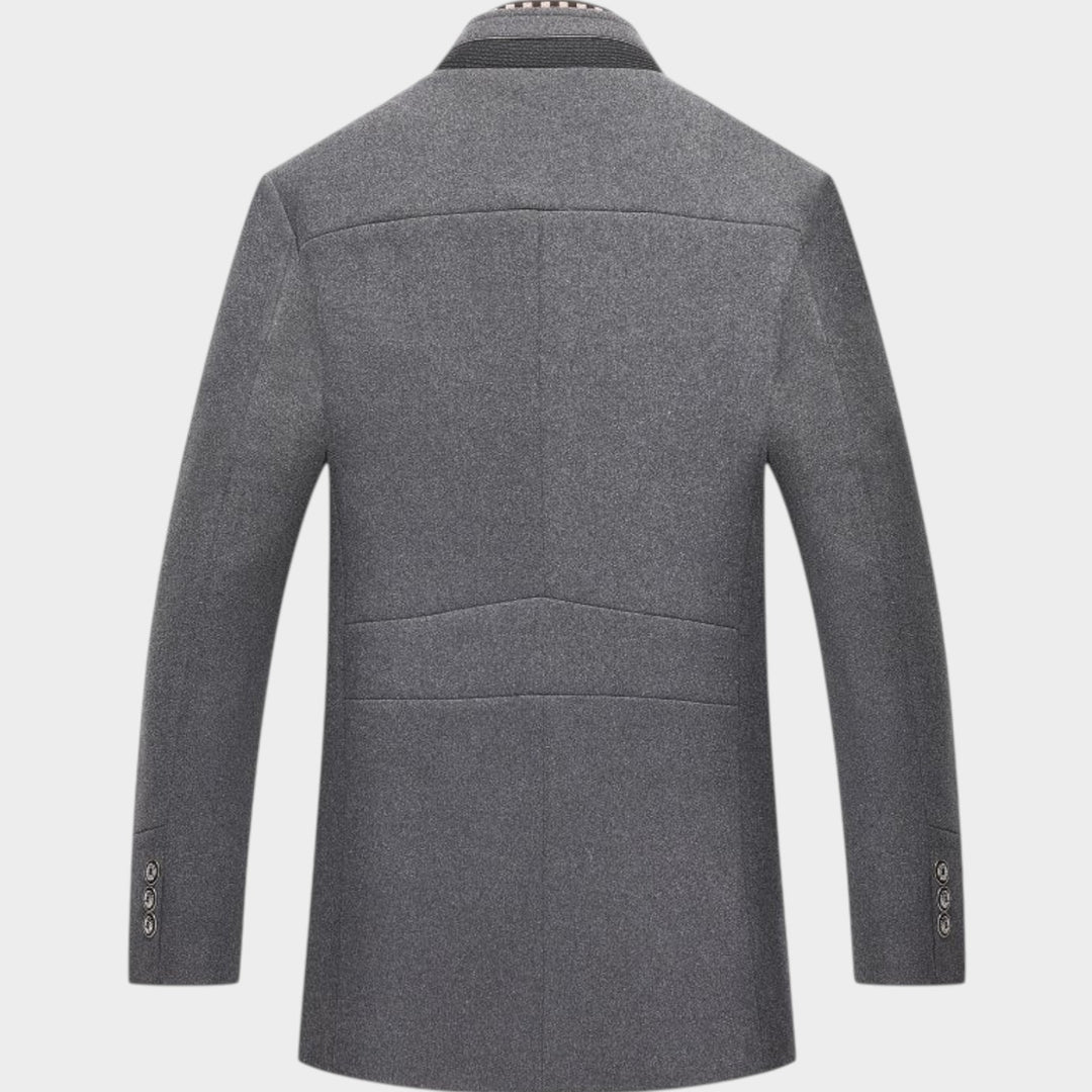Streamlined Silhouette Winter | Wool Coat