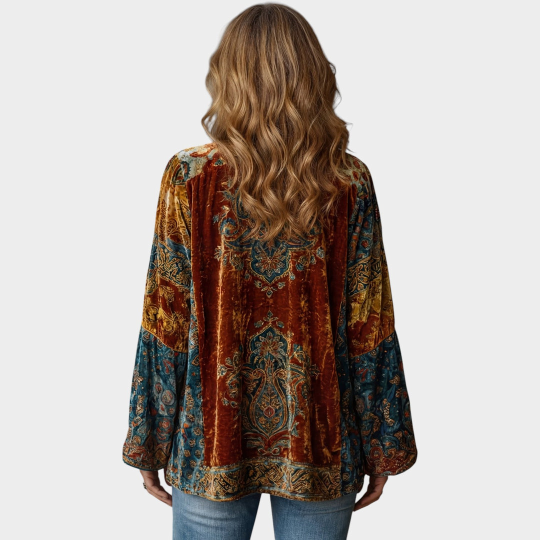 Women’s Boho Kimono Jacket Casual Open Layer Style