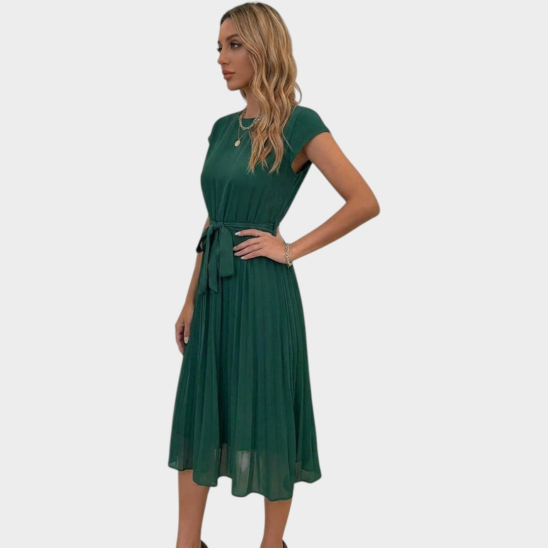 Formal Chiffon Midi Dress