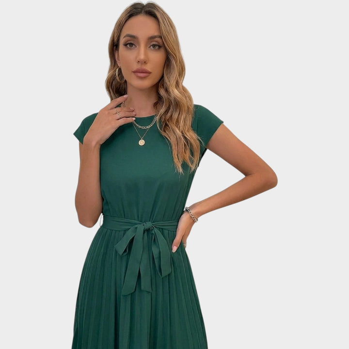 Formal Chiffon Midi Dress