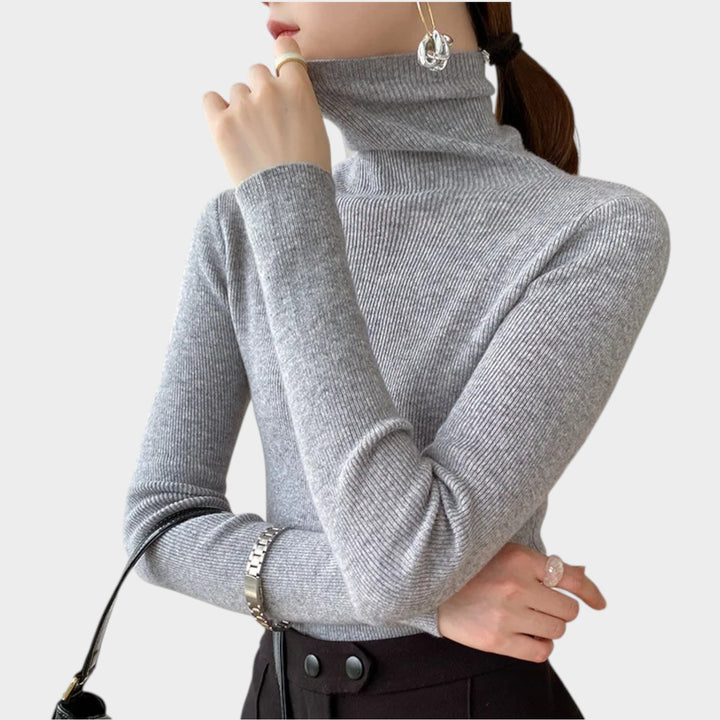 Cashmere Ribbed | Turtleneck Sweater