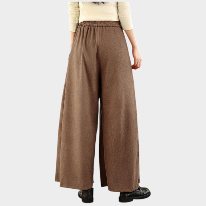 High Waist Wide Leg Trousers | Relaxed Fit Palazzo Pants